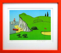 Josef Velčovský - Golf na Belba - grafika